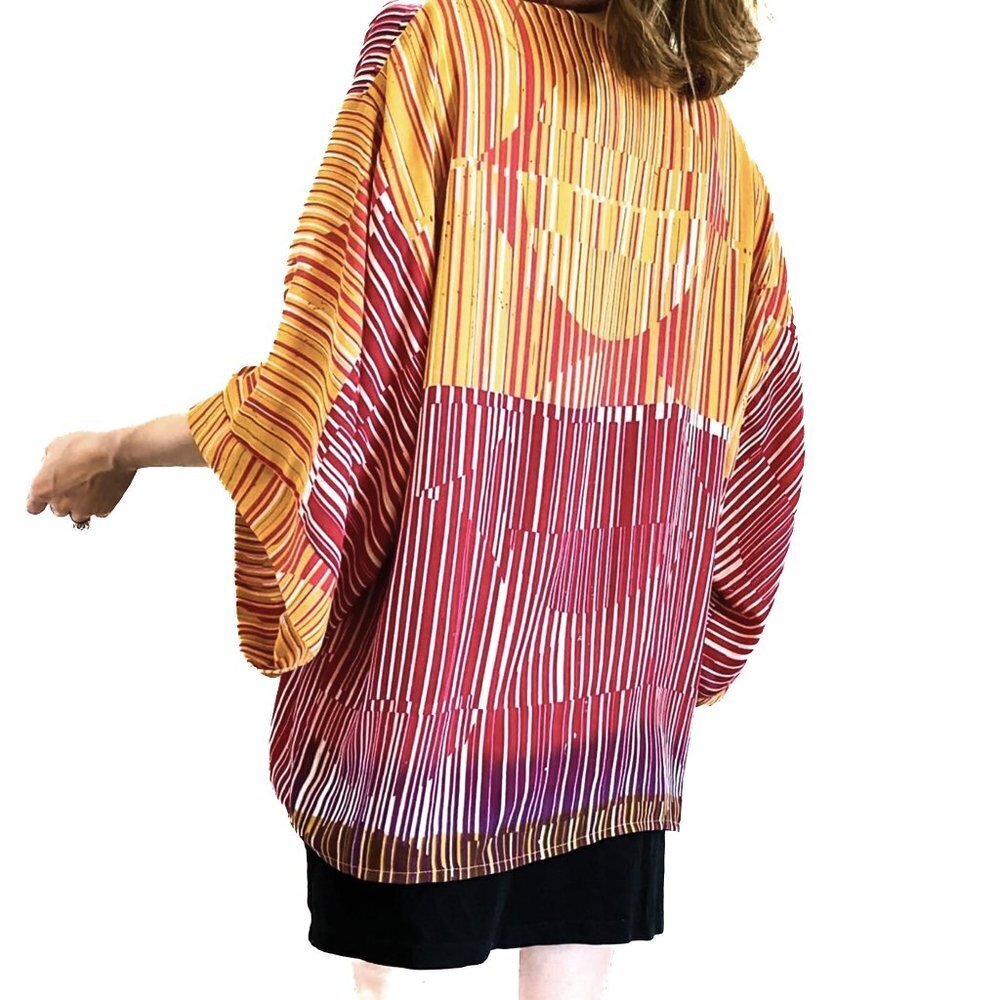 CAbi Style 247 Open Kimono Top - Picture 4 of 11